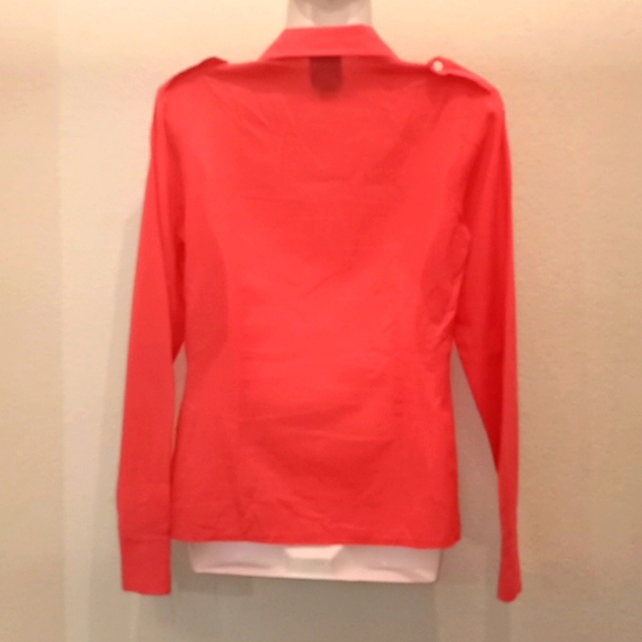 Tory Burch Coral Button Down Top - Picture 5 of 11